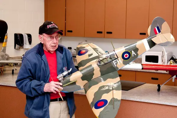 Frank's model-of-the-month entry - a Dynaflite Spitfire.