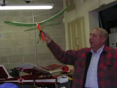 Don with an indoor electric