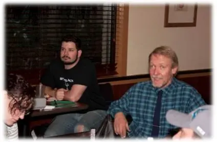 Thanks to Michael Wiggin for providing a great slide show of the past year(s)! With Dennis Chlarson.